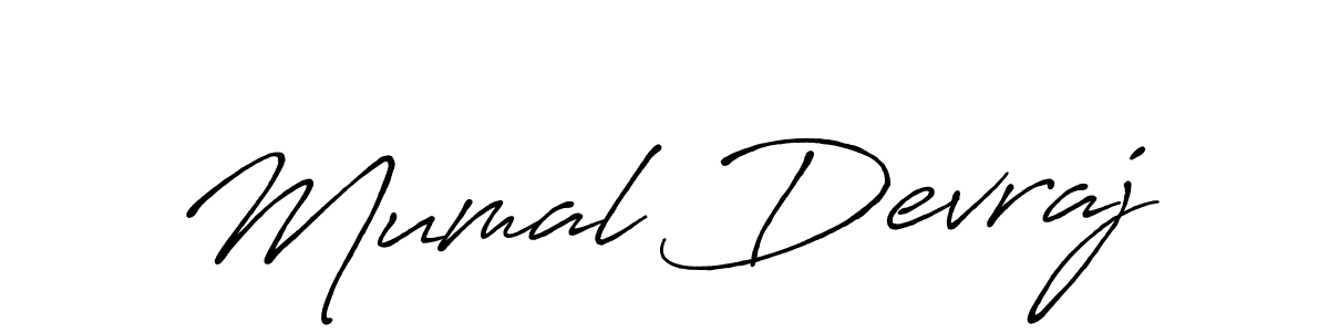 Also we have Mumal Devraj name is the best signature style. Create professional handwritten signature collection using Antro_Vectra_Bolder autograph style. Mumal Devraj signature style 7 images and pictures png