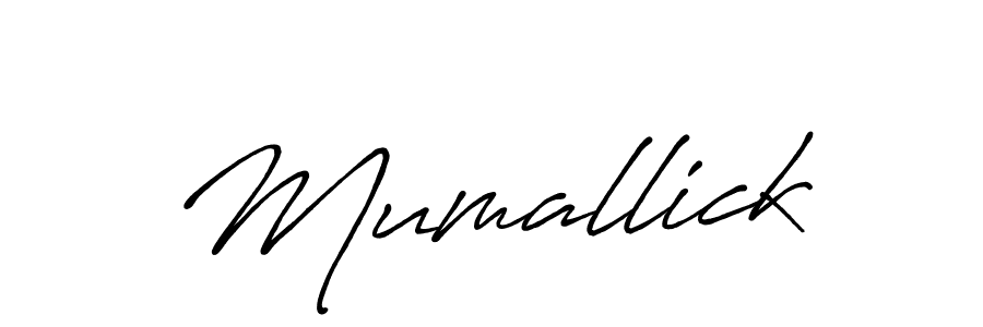Make a beautiful signature design for name Mumallick. With this signature (Antro_Vectra_Bolder) style, you can create a handwritten signature for free. Mumallick signature style 7 images and pictures png
