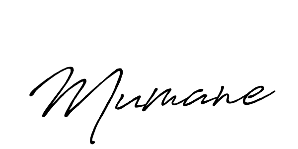 How to make Mumane signature? Antro_Vectra_Bolder is a professional autograph style. Create handwritten signature for Mumane name. Mumane signature style 7 images and pictures png