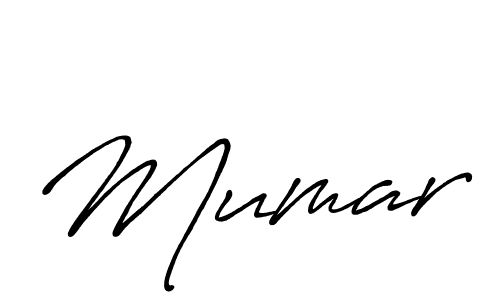 Create a beautiful signature design for name Mumar. With this signature (Antro_Vectra_Bolder) fonts, you can make a handwritten signature for free. Mumar signature style 7 images and pictures png