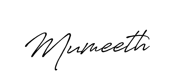 Also we have Mumeeth name is the best signature style. Create professional handwritten signature collection using Antro_Vectra_Bolder autograph style. Mumeeth signature style 7 images and pictures png