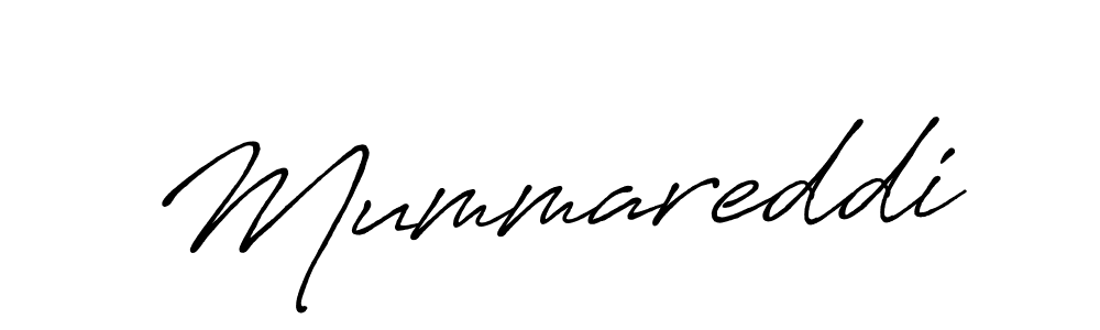 How to make Mummareddi signature? Antro_Vectra_Bolder is a professional autograph style. Create handwritten signature for Mummareddi name. Mummareddi signature style 7 images and pictures png