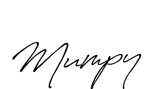 Use a signature maker to create a handwritten signature online. With this signature software, you can design (Antro_Vectra_Bolder) your own signature for name Mumpy. Mumpy signature style 7 images and pictures png