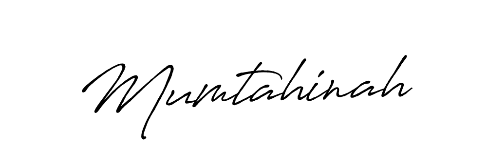 Make a beautiful signature design for name Mumtahinah. Use this online signature maker to create a handwritten signature for free. Mumtahinah signature style 7 images and pictures png