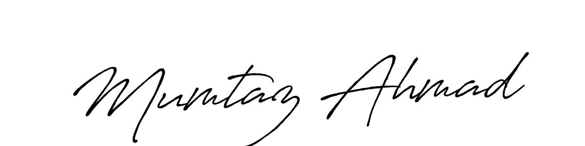 Also we have Mumtaz Ahmad name is the best signature style. Create professional handwritten signature collection using Antro_Vectra_Bolder autograph style. Mumtaz Ahmad signature style 7 images and pictures png