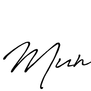 if you are searching for the best signature style for your name Mun. so please give up your signature search. here we have designed multiple signature styles  using Antro_Vectra_Bolder. Mun signature style 7 images and pictures png