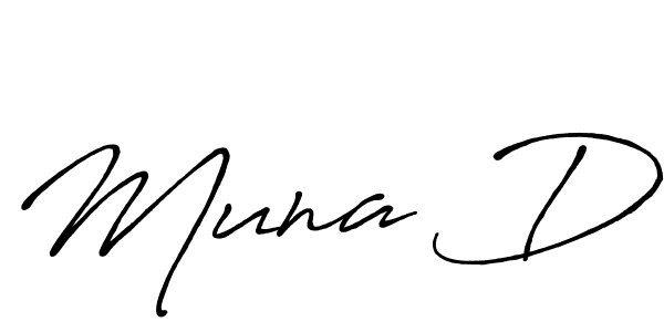 Also You can easily find your signature by using the search form. We will create Muna D name handwritten signature images for you free of cost using Antro_Vectra_Bolder sign style. Muna D signature style 7 images and pictures png