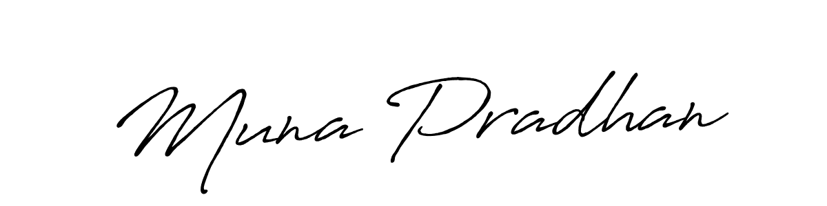 Also You can easily find your signature by using the search form. We will create Muna Pradhan name handwritten signature images for you free of cost using Antro_Vectra_Bolder sign style. Muna Pradhan signature style 7 images and pictures png