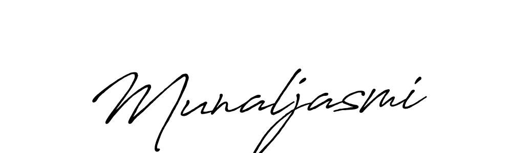 Once you've used our free online signature maker to create your best signature Antro_Vectra_Bolder style, it's time to enjoy all of the benefits that Munaljasmi name signing documents. Munaljasmi signature style 7 images and pictures png