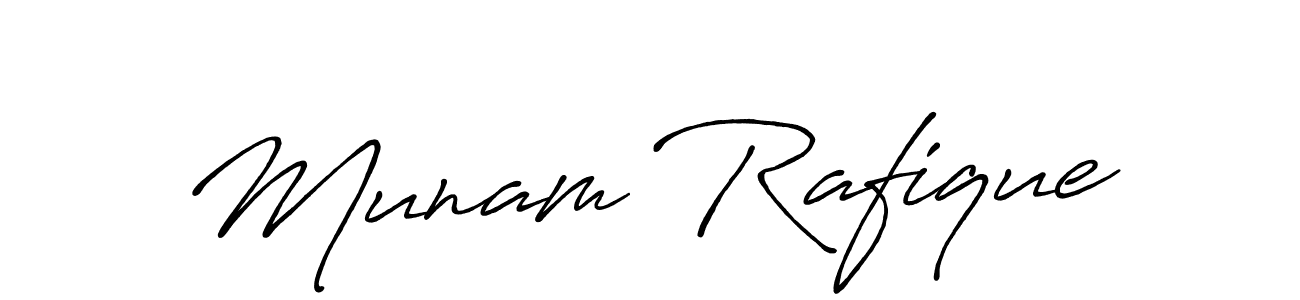 Also You can easily find your signature by using the search form. We will create Munam Rafique name handwritten signature images for you free of cost using Antro_Vectra_Bolder sign style. Munam Rafique signature style 7 images and pictures png