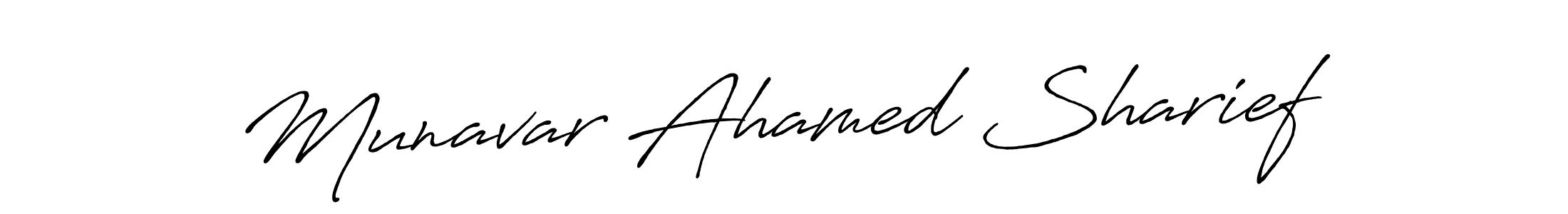 Make a beautiful signature design for name Munavar Ahamed Sharief. Use this online signature maker to create a handwritten signature for free. Munavar Ahamed Sharief signature style 7 images and pictures png