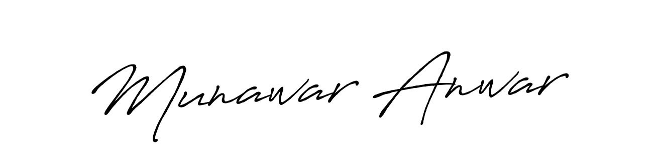 Make a beautiful signature design for name Munawar Anwar. Use this online signature maker to create a handwritten signature for free. Munawar Anwar signature style 7 images and pictures png