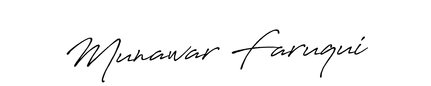 Also we have Munawar Faruqui name is the best signature style. Create professional handwritten signature collection using Antro_Vectra_Bolder autograph style. Munawar Faruqui signature style 7 images and pictures png