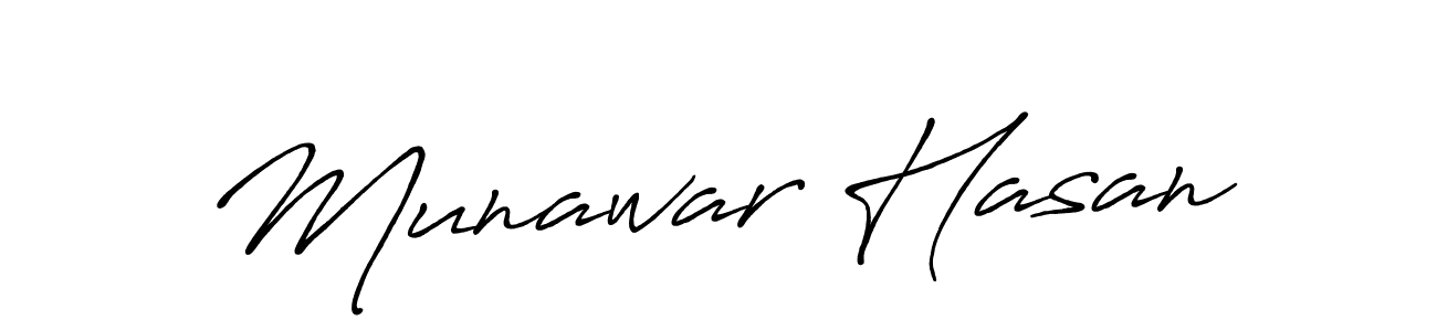 The best way (Antro_Vectra_Bolder) to make a short signature is to pick only two or three words in your name. The name Munawar Hasan include a total of six letters. For converting this name. Munawar Hasan signature style 7 images and pictures png