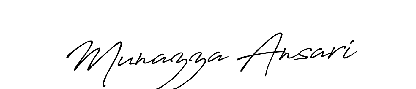 You should practise on your own different ways (Antro_Vectra_Bolder) to write your name (Munazza Ansari) in signature. don't let someone else do it for you. Munazza Ansari signature style 7 images and pictures png