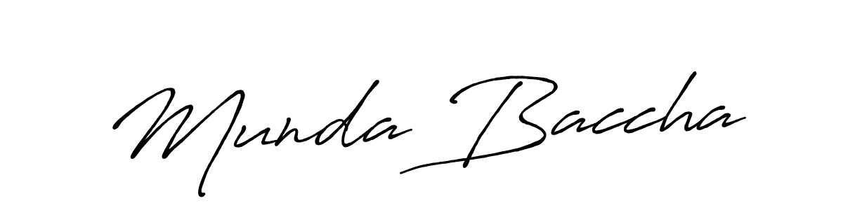Make a short Munda Baccha signature style. Manage your documents anywhere anytime using Antro_Vectra_Bolder. Create and add eSignatures, submit forms, share and send files easily. Munda Baccha signature style 7 images and pictures png