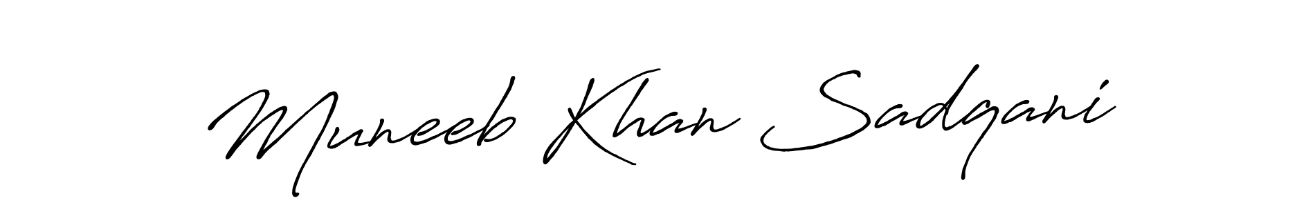 Here are the top 10 professional signature styles for the name Muneeb Khan Sadqani. These are the best autograph styles you can use for your name. Muneeb Khan Sadqani signature style 7 images and pictures png