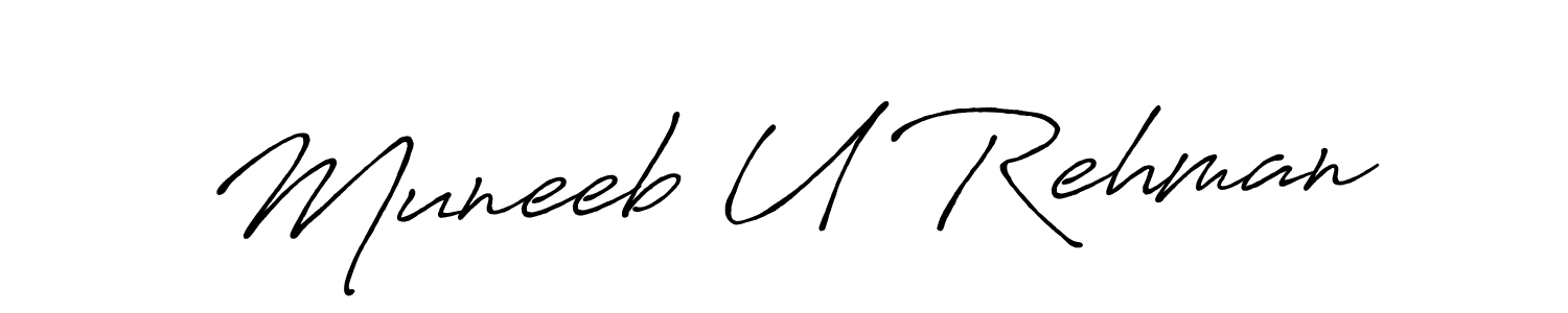 Best and Professional Signature Style for Muneeb U Rehman. Antro_Vectra_Bolder Best Signature Style Collection. Muneeb U Rehman signature style 7 images and pictures png