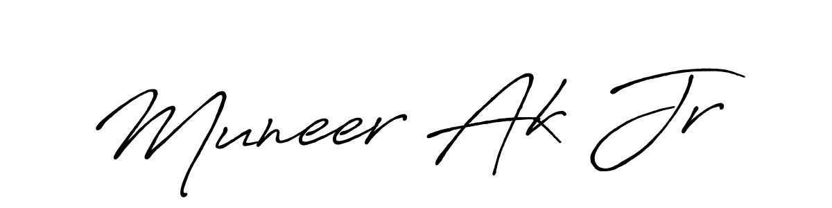 Best and Professional Signature Style for Muneer Ak Jr. Antro_Vectra_Bolder Best Signature Style Collection. Muneer Ak Jr signature style 7 images and pictures png