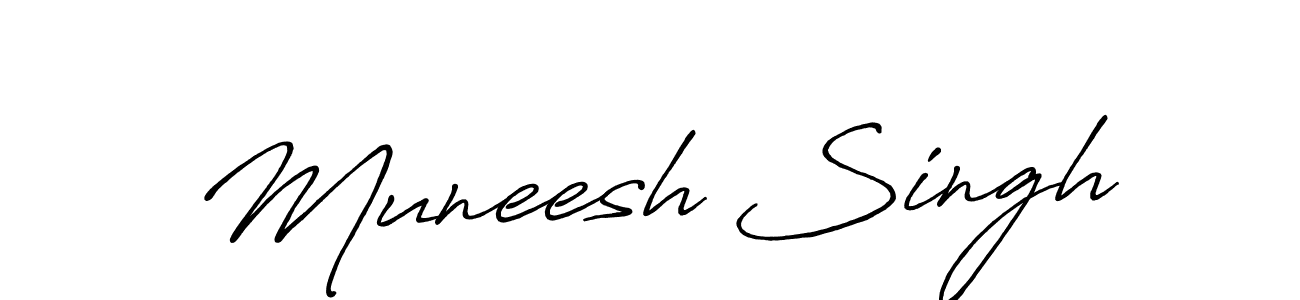 Also You can easily find your signature by using the search form. We will create Muneesh Singh name handwritten signature images for you free of cost using Antro_Vectra_Bolder sign style. Muneesh Singh signature style 7 images and pictures png