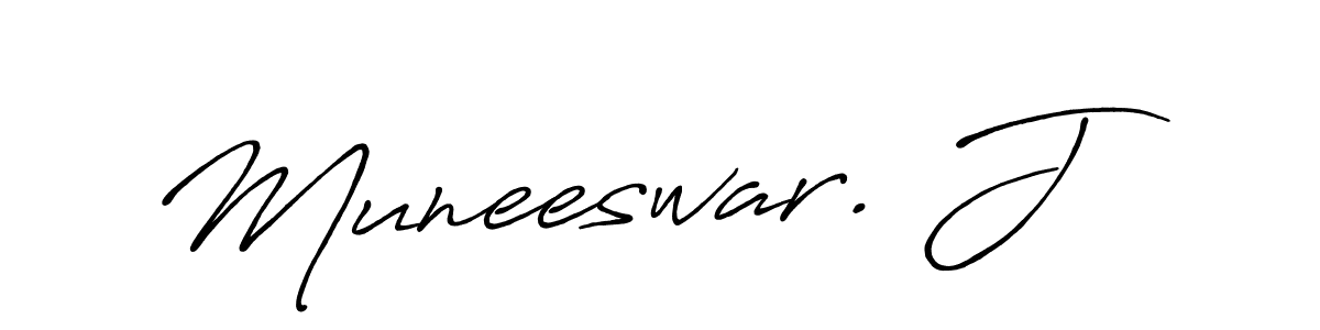 How to Draw Muneeswar. J signature style? Antro_Vectra_Bolder is a latest design signature styles for name Muneeswar. J. Muneeswar. J signature style 7 images and pictures png