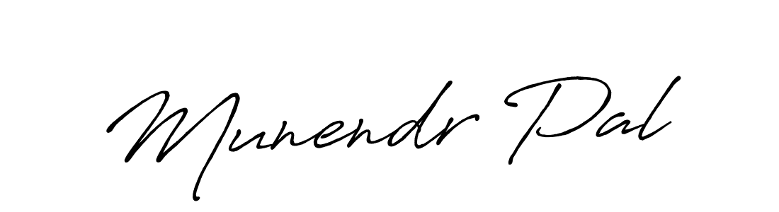 Design your own signature with our free online signature maker. With this signature software, you can create a handwritten (Antro_Vectra_Bolder) signature for name Munendr Pal. Munendr Pal signature style 7 images and pictures png