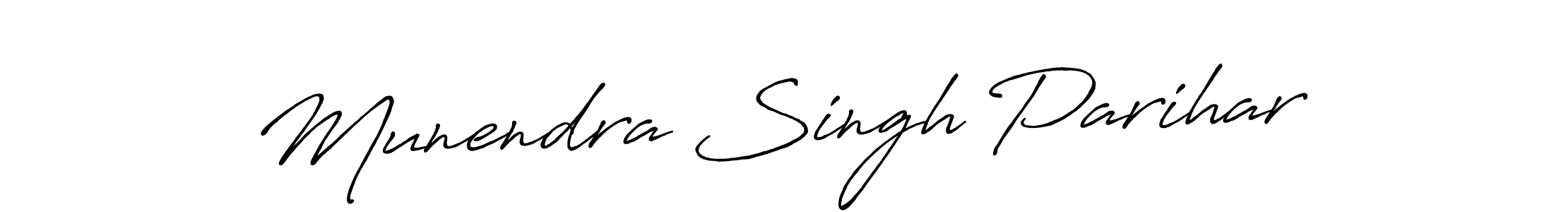 Munendra Singh Parihar stylish signature style. Best Handwritten Sign (Antro_Vectra_Bolder) for my name. Handwritten Signature Collection Ideas for my name Munendra Singh Parihar. Munendra Singh Parihar signature style 7 images and pictures png