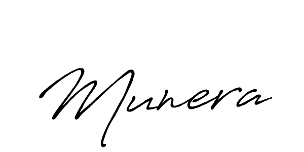 Make a beautiful signature design for name Munera. With this signature (Antro_Vectra_Bolder) style, you can create a handwritten signature for free. Munera signature style 7 images and pictures png