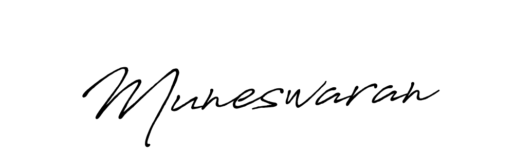 How to make Muneswaran signature? Antro_Vectra_Bolder is a professional autograph style. Create handwritten signature for Muneswaran name. Muneswaran signature style 7 images and pictures png