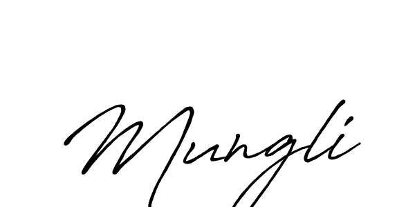 Also we have Mungli name is the best signature style. Create professional handwritten signature collection using Antro_Vectra_Bolder autograph style. Mungli signature style 7 images and pictures png