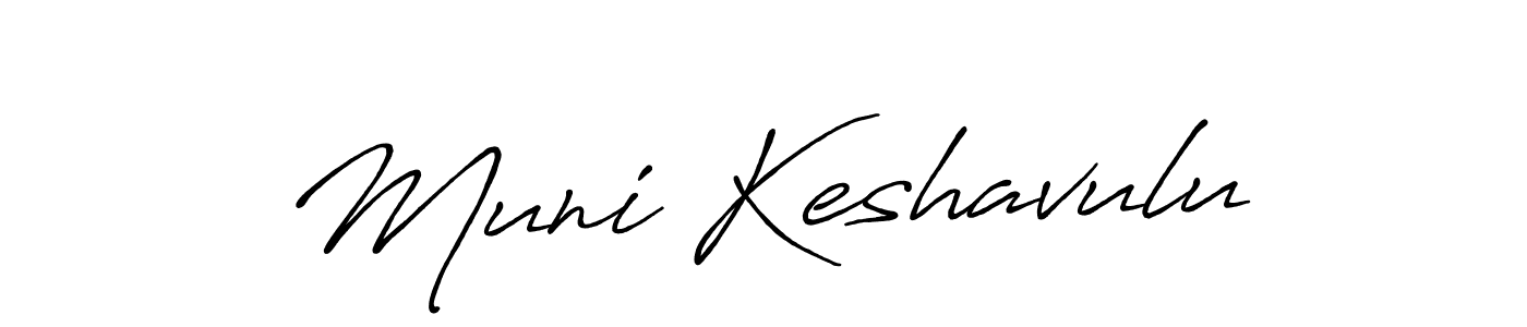It looks lik you need a new signature style for name Muni Keshavulu. Design unique handwritten (Antro_Vectra_Bolder) signature with our free signature maker in just a few clicks. Muni Keshavulu signature style 7 images and pictures png