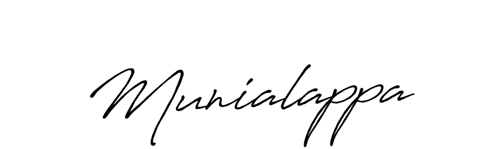 Antro_Vectra_Bolder is a professional signature style that is perfect for those who want to add a touch of class to their signature. It is also a great choice for those who want to make their signature more unique. Get Munialappa name to fancy signature for free. Munialappa signature style 7 images and pictures png