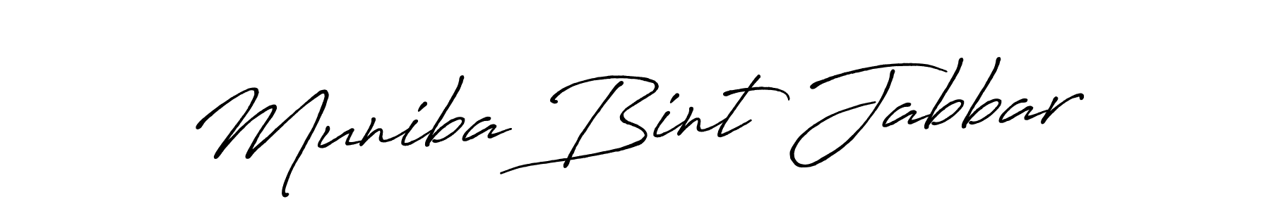 You should practise on your own different ways (Antro_Vectra_Bolder) to write your name (Muniba Bint Jabbar) in signature. don't let someone else do it for you. Muniba Bint Jabbar signature style 7 images and pictures png