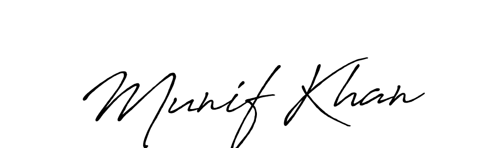 Here are the top 10 professional signature styles for the name Munif Khan. These are the best autograph styles you can use for your name. Munif Khan signature style 7 images and pictures png