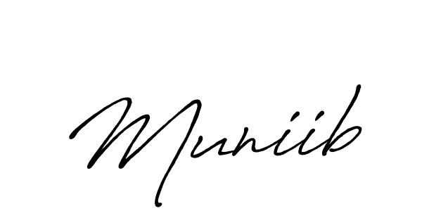 Antro_Vectra_Bolder is a professional signature style that is perfect for those who want to add a touch of class to their signature. It is also a great choice for those who want to make their signature more unique. Get Muniib name to fancy signature for free. Muniib signature style 7 images and pictures png