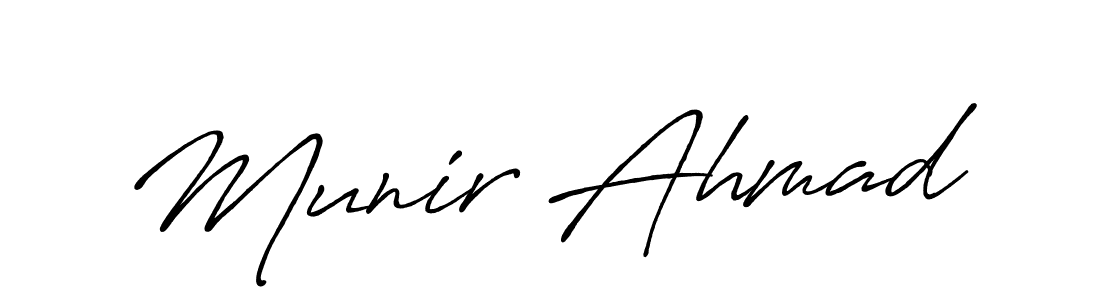 You can use this online signature creator to create a handwritten signature for the name Munir Ahmad. This is the best online autograph maker. Munir Ahmad signature style 7 images and pictures png