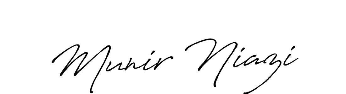 Antro_Vectra_Bolder is a professional signature style that is perfect for those who want to add a touch of class to their signature. It is also a great choice for those who want to make their signature more unique. Get Munir Niazi name to fancy signature for free. Munir Niazi signature style 7 images and pictures png