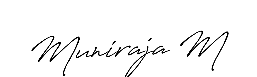 Similarly Antro_Vectra_Bolder is the best handwritten signature design. Signature creator online .You can use it as an online autograph creator for name Muniraja M. Muniraja M signature style 7 images and pictures png