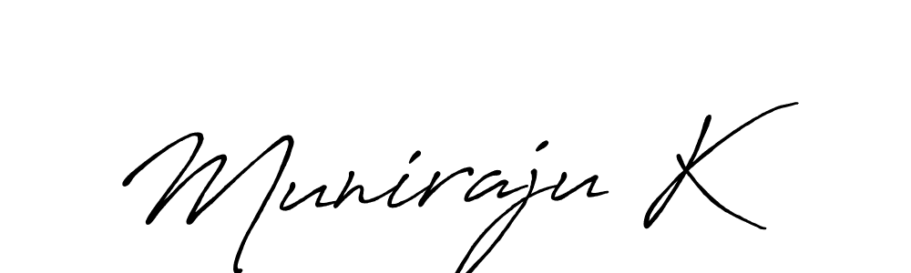 if you are searching for the best signature style for your name Muniraju K. so please give up your signature search. here we have designed multiple signature styles  using Antro_Vectra_Bolder. Muniraju K signature style 7 images and pictures png