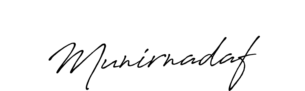 Here are the top 10 professional signature styles for the name Munirnadaf. These are the best autograph styles you can use for your name. Munirnadaf signature style 7 images and pictures png