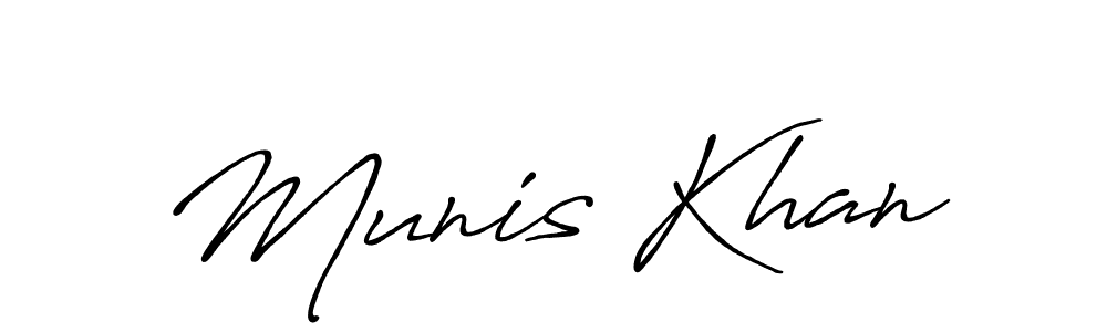 Antro_Vectra_Bolder is a professional signature style that is perfect for those who want to add a touch of class to their signature. It is also a great choice for those who want to make their signature more unique. Get Munis Khan name to fancy signature for free. Munis Khan signature style 7 images and pictures png