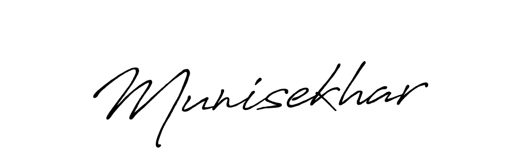 It looks lik you need a new signature style for name Munisekhar. Design unique handwritten (Antro_Vectra_Bolder) signature with our free signature maker in just a few clicks. Munisekhar signature style 7 images and pictures png