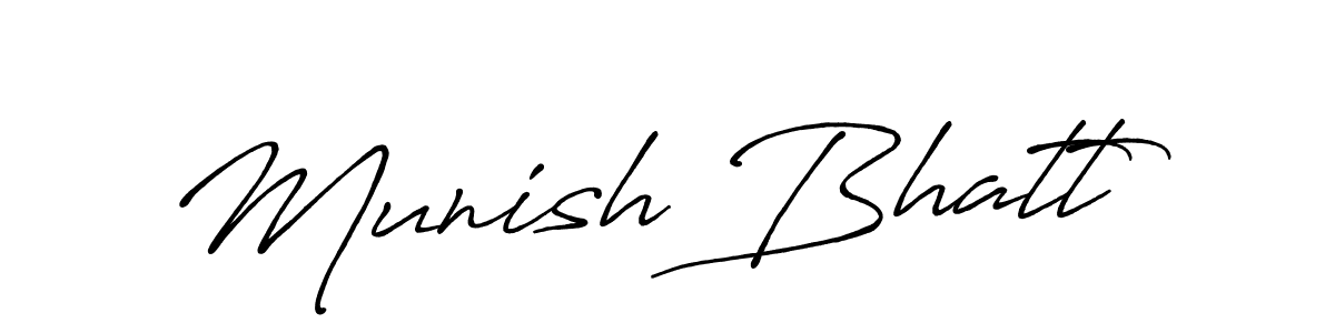 Here are the top 10 professional signature styles for the name Munish Bhatt. These are the best autograph styles you can use for your name. Munish Bhatt signature style 7 images and pictures png