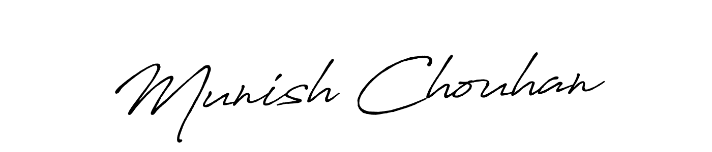 Once you've used our free online signature maker to create your best signature Antro_Vectra_Bolder style, it's time to enjoy all of the benefits that Munish Chouhan name signing documents. Munish Chouhan signature style 7 images and pictures png