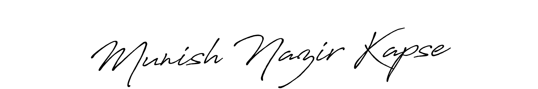 How to make Munish Nazir Kapse signature? Antro_Vectra_Bolder is a professional autograph style. Create handwritten signature for Munish Nazir Kapse name. Munish Nazir Kapse signature style 7 images and pictures png