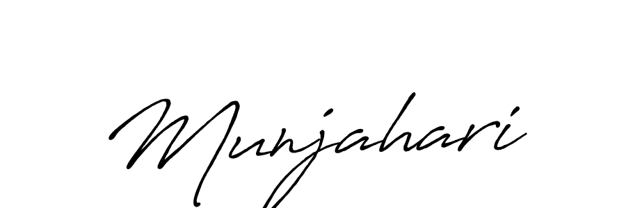 How to Draw Munjahari signature style? Antro_Vectra_Bolder is a latest design signature styles for name Munjahari. Munjahari signature style 7 images and pictures png