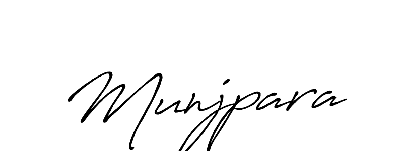 Similarly Antro_Vectra_Bolder is the best handwritten signature design. Signature creator online .You can use it as an online autograph creator for name Munjpara. Munjpara signature style 7 images and pictures png