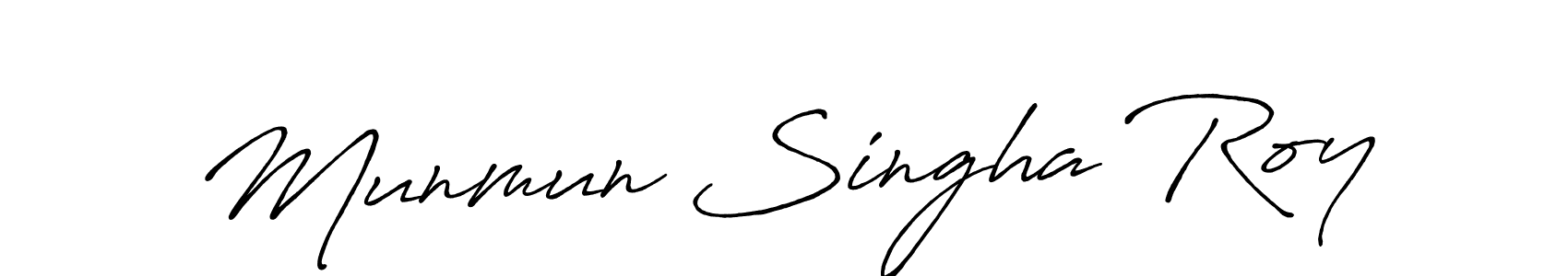 This is the best signature style for the Munmun Singha Roy name. Also you like these signature font (Antro_Vectra_Bolder). Mix name signature. Munmun Singha Roy signature style 7 images and pictures png