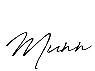 How to make Munn name signature. Use Antro_Vectra_Bolder style for creating short signs online. This is the latest handwritten sign. Munn signature style 7 images and pictures png