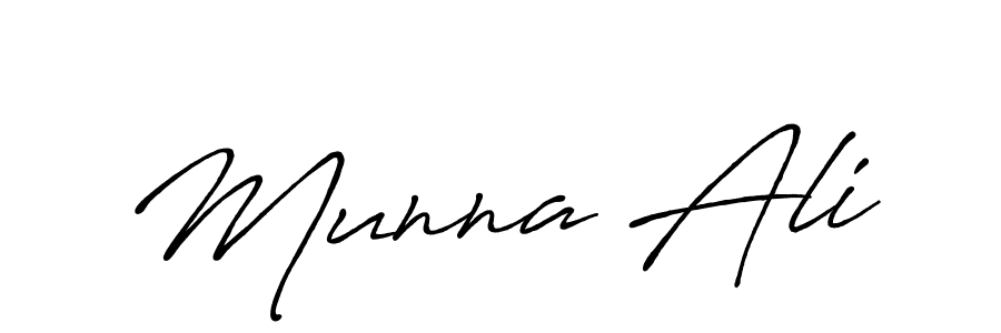 The best way (Antro_Vectra_Bolder) to make a short signature is to pick only two or three words in your name. The name Munna Ali include a total of six letters. For converting this name. Munna Ali signature style 7 images and pictures png